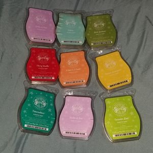 Lot of 9 Scentsy Wax Scents